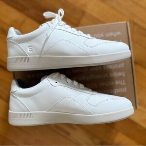 NIB Everlane the Court Sneaker ReLeather in white, women’s size 9